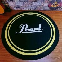 ราคา กลองไฟฟ้ารอบพรมสตูดิโอบันทึกเสียงร็อคฉนวนกันความร้อนลื่นวงกลมกลอง Mat ขาตั้งกลอง Dirt Resistance Mat Decor (24356600873)