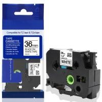 ราคา Labelife TZe 261 Black on White 36mm Compatible Brother P touch Laminated Label Tape 1 1 2 TZ 261 TZe261 TZ261 (9696594820)