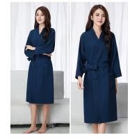 ราคา เสื้อคลุมเข้าตัวลำBERTHA Pure Cotton Thin Breathable Warm All Seasons Couples Winter Comfortable Soft Knitted Fabric Sleepwear (24266979747)