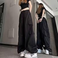 ราคา กางเกงทำงานทรงหลวมสไตล์ย้อนยุคสไตล์อเมริกันสำหรับฤดูร้อน กางเกงขายาวทรงหลวมสีม่วงสำหรับผู้ชายและผู้หญิง กางเกงขายาวทรงหลวมสไตล์ฮิปฮอป (21314715254)