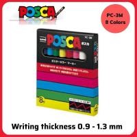 ราคา UNI POSCA Paint Marker Pen Set PC 3M 0 9 1 3mm Fine Tip 7 8 15 Colors Direct From Japan (24811825317)