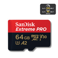 ราคา SANDISK Extreme PRO Micro SD card ของแท้ 32GB 64GB 128GB 256GB 512GB 1TB 200MB s UHS IU3V30A2C104K Memory Card เมมโมรี่การ์ด กล้อง Gopro โดรน (9549609376)