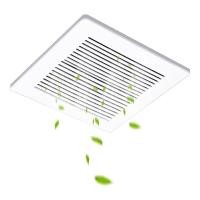 ราคา Bathroom Exhaust Fan Cover with Spring Square Ceiling or Wall Mounted Exhaust Fan for Square Ceiling or Wall Mount Exhaust Fan (24562813452)