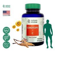 ราคา เนเจอร์มูฟ ถั่งเช่า 750 mg วิตามินซี x 60 เม็ด คอดี วิตามินซี NATURE MOVE Cordyceps C กินร่วมกับ แอสต้าแซนทีน ถังเช่า คอดี้ น้ำมันปลา โอเมก้า 3 กระเทียมสกัด กรีนที กิงโกะแปะก๊วย อาร์จินีน พิคโนจินอล ข