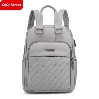 ราคา กระเป๋าเป้สะพายหลังสำหรับผู้หญิงความจุขนาดใหญ่อเนกประสงค์กระเป๋านักเรียนผ้าไนล่อนกันน้ำและหลายช่อง (24801722236)