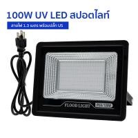 ราคา UV หลอดฟลูออเรสเซนต์ขั้นตอนการใช้ฟลูออเรสเซนต์ 220V 50W 100W UV LED โคมไฟ การตกแต่งบาร์ฮาโลวีนฟลูออเรสเซนต์ บ้านผีสิง ไฟประดับ (18927241415)