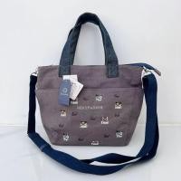 ราคา อุตสาหกรรมหนักญี่ปุ่นคูซุกูกระเป๋าสะพายผ้ากระเป๋าผู้เดินทางกระเป๋าสะพายข้างปักลายกระเป๋าสะพายแมว (23976549971)