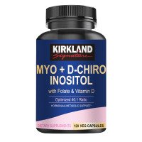 ราคา KIRKLAND Myo D Chiro Inositol Capsules สมดุลฮอร์โมนเพศหญิง ควบคุมรอบเดือนและสนับสนุนสุขภาพรังไข่ (24638740974)