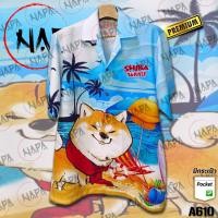 ราคา NAPA Hawaii เสื้อฮาวายลายชิบะทะเล A610 (24123887973)