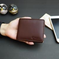 ราคา กระเป๋าสตางค์หนังแท้ 100 แบบบาง ขนาดเล็ก ไซส์มินิ ไม่มีซิป ก้นกระเป๋าปิดทึบ ไม่มีรู กระเป๋าสตางค์ หนังนุ่ม กระเป๋าสตางค์ผู้ชาย (1291698617)