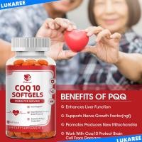 ราคา Coenzyme Q10 Coq10 แคปซูล 200Mg สารต้านอนุมูลอิสระสำหรับสุขภาพหัวใจและการสนับสนุนภูมิคุ้มกัน การผลิตพลังงาน (24719322173)