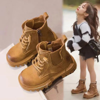 ราคา บูทมาร์ตินสำหรับเด็กผู้หญิงรองเท้าบูทผู้ชาย Sepatu BOOT Pendek แบบใหม่รองเท้าเด็กรองเท้าบู้ตหนัง (20766651074)