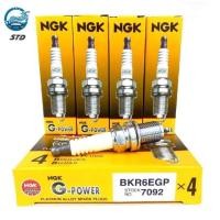 ราคา NGK หัวเทียนเข็ม BKR6EGP 7092 G Power Platinum แพ็ค4หัว CEDIA (739828021)