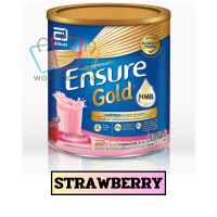 ราคา Ensure Gold เอนชัวร์ โกลด์ สตอเบอร์รี 400กรัม 1 กระป๋อง Ensure Gold Strawberry 400g PT99 (24867584866)