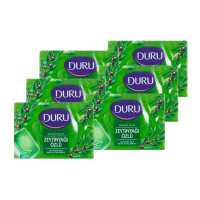 ราคา Duru Natural Olive Oil Extract ดูรู โอลีฟ ออยย์ สบู่ก้อน 150กรัม x 6ก้อน (21547367774)