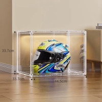 ราคา XMVP กล่องเก็บหมวกกันน็อคมอเตอร์ไซค์ตู้พลาสติกกล่องเก็บของ LEGO กล่องเก็บของเล่นอะคริลิคกล่องเก็บกระเป๋าสวิตช์แม่เหล็กวางซ้อน (23439891615)