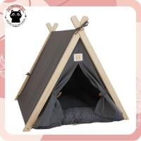 ราคา เต็นท์แคมปิ้ง เต็นท์แมว เต็นท์สัตว์เลี้ยง ที่นอนแมว ที่นอนหมา ทรง3เหลี่ยม (19299786150)
