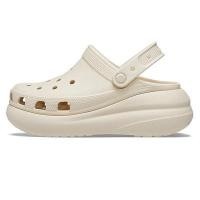 ราคา Crocs ผู้หญิง ของแท้ 100 คลาสสิก Crush Clog กระดูกสี สุภาพสตรี รองเท้าชายหาด แพลตฟอร์ม นุ่มเหมือนเมฆ (24920413619)