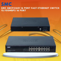 ราคา SMC SMCFS1601 16 Port Fast Ethernet Switch 10 100Mbps witch HUB (24748999597)
