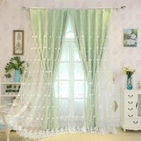 ราคา ผ้าม่าน2ชั้น ห่วงตาไก่ ผ้าทึบกันแสงแดด ผ้าโปร่ง ปักลายดอกไม้ ใช้แค่ราวเดียว เฉพาะผ้าม่าน ได้ 1 ข้าง 5 สี พร้อมส่ง (23454750020)