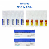 ราคา Amata NSS น้ำ เกลือ แบบฉีด 5ml ยกกล่อง 50amp (24225231731)