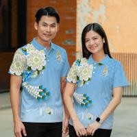 ราคา เสื้อวันแม่ฟ้า68เสื้อโปโล สีฟ้าวันแม่ เสื้อโปโลสีน้ำเงินฤดูร้อนใหม่ เสื้อแขนสั้นระบายอากาศได้ดีและแห้งเร็ว เสื้อโปโลหลวมที่เป็นกลางเสื้อฟ้า วันแม่ (24761251741)
