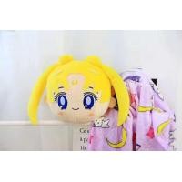 ราคา ตุ๊กตาผ้าห่มเซเลอร์มูน สีเหลืองกอดนุ่มห่มอุ่น กลับจินตนาการที่สัมผัสได้ (23434340845)