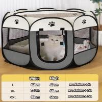 ราคา กรงแมว คอกแมว คอก แมว คอกกั้นแมว คอกสัตว์เลี้ยงพับได้ คอกสัตว์เลี้ยงพับเก็บได้ คอกสัตว์เลี้ยง ที่นอนสุนัขพกพา กรงสัตว์เลี้ยงที่พับได้ (25015329282)