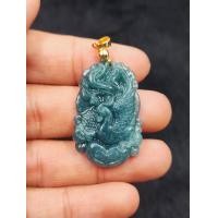 ราคา จี้หยกมังกร หส์ งานแกะสลัก หยกพม่าแท้ 100 เสริมมงคล อำนาจ บารมี พร้อมส่งจากไทย (22355916063)