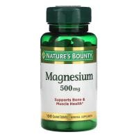 ราคา Natures Bounty High Potency Magnesium 500 mg 100 Tablets (18673064581)