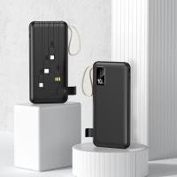 ราคา Power Bank 30000mAh USB พาวเวอร์แบง Fast Charging สีดำ เพาเวอร์แบงค์ รวมสายชาร์จ 4 เส้น เหมาะสำหรับมือถือรุ่นต่างๆ พาวเวอร์แบงค์จำเป็นสำหรับการเดิน (17543467863)