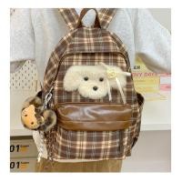 ราคา Backpack กระเป๋าเป้ แฟชั่น ขนาดใหญ่ความจุ ลายสก๊อตหัวสุนัข กระเป๋าเป้สะพายหลัง อเนกประสงค์กระเป๋าสะพาย (24395682485)
