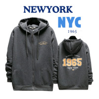 ราคา LIMITED EDITION NYC เสื้อกันหนาว สไตล์เท่ ดูดี แขนยาวมีฮู้ด ผ้านิ่มใส่สบาย มีเก็บเงินปลายทาง (23265059363)