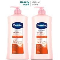 ราคา 500มล X2ขวด Vaseline Body Lotion Healthy White SPF 24 PA 500 ml x2 วาสลีน เฮลธี ไวท์ ยูวี SPF 24 PA (14132826054)