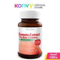 ราคา Vistra Tomato Extract Plus Beta Carotene 30 Capsules วิสทร้า สารสกัดจากมะเขือเทศ ผสมเบต้า แคโรทีน และวิตามินอี (13525527833)