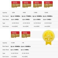 ราคา Sandisk คลังสินค้า Extreme Pro micro SDcard 1TB 512GB 256GB 128GB การ์ดหน่วยความจำ U3 อะแดปเตอร์ (24979136015)