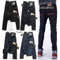 ราคา TPPJEANS ND กางเกงยีนส์ชายทรงกระบอกเล็ก ริมแดง ไซส์ 26 38 (360732412)