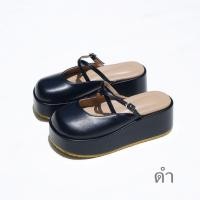 ราคา 25twentyfives เอริ รองเท้าเปิดส้นส้นตึก สไตล์เกาหลี สูง2นิ้ว (24602999194)