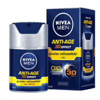 ราคา NIVEA Men Q10 Anti Age 3D Effect Serum SPF30 PA 45ml นีเวีย เมน แอนไท เอจ ทรีดี เอฟเฟค เซรั่ม เพื่อผิวหน้าผู้ชายอ่อนเยาว์ (325013238)