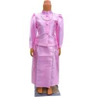 ราคา ชุดไทยจิตรลดาเด็กหญิงชุดไทยจิตรลดาผ้าไหมชุดไทยจิตรลดาวันแม่ (24792336326)