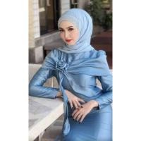 ราคา ชุดเดรสอิสลาม ชุดเดรสมุสลิม กุหลาบ (23806968277)