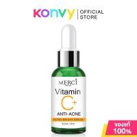 ราคา Merci Vitamin C Anti Acne Extra Bright Serum 15ml เมอร์ซี่ เซรั่มสูตรลดปัญหาสิว (22660092977)