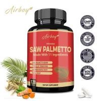ราคา Premium Saw Palmetto ผสมผสานกับ Ashwagandha ขมิ้น Tribulus Maca ชาเขียว ขิง กะเพรา และอื่นๆ รองรับต่อมลูกหมากธรรมชาติ 30 60 120 แคปซูล (23683266755)