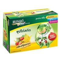ราคา BRANDS Junior Fruit LAVA Flavor แบรนด์จูเนียร์ แบรนด์ซุปไก่สกัด กลิ่นฟรุ๊ตลาวา 42 มล x 12ขวด (6463068461)