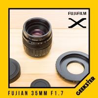 ราคา Fujian 35mm f1 7 สำหรับกล้อง Mirrorless FUJI OLYMPUS SONY PANASONIC CANON NIKON เลนส์หลังละลาย โบเก้หมุนวน เลนส์มือหมุน เลนส์ หน้าชัดหลังเบลอ เลนส์ละลาย สำหรับ กล้อง mirrorless NIKONZ Z NZ EOSR RP RF 