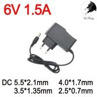ราคา Best quality AC DC Adapter DC 6V 1 5A AC 100 240V Power Adapter Converter Charger 6V 1500MA Charger Power Supply EU Plug (24264196907)