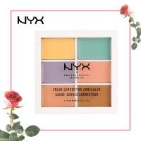 ราคา พร้อมส่งด่วน NYX Professional Makeup Color Correcting Concealer Palette NYX 6 สี คอนซีลเลอร์ รอยคล้ำใต้ตา แต่งหน้า ไฮไลท์ (15688218136)