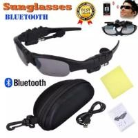 ราคา Sunglasses Bluetooth แว่นกันแดดบลูทูธพร้อมหูฟังสเตอริโอไร้สาย เชื่อมต่อโทรศัพท์มือถือ Sport Style Black (8422243598)