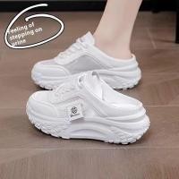 ราคา QiaoYiLuo มาใหม่ล่าสุด รองเท้าผ้าใบผู้หญิงแฟชั่น เปิดส้น รองเท้าผ้าใบลำลอง ระบายอากาศได้ดี ใส่นิ่มดีคะ ใส่สบาย (24087285251)