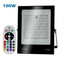 ราคา RGB ไฟสปอร์ตไลท์ LED Floodlight 220V 30W 50W 100W 200W โคมไฟติดกลางแจ้ง IP66 กันน้ำได้ ทนแดดทนฝน แสงสีสันสด แสงสว่างมาก (15489338671)